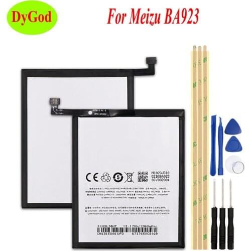 DyGod 3900mAh for Meizu BA923 Battery Replacement For Meizu BA923 Batteries Bateria Smart Phone For Meizu BA923 with tools