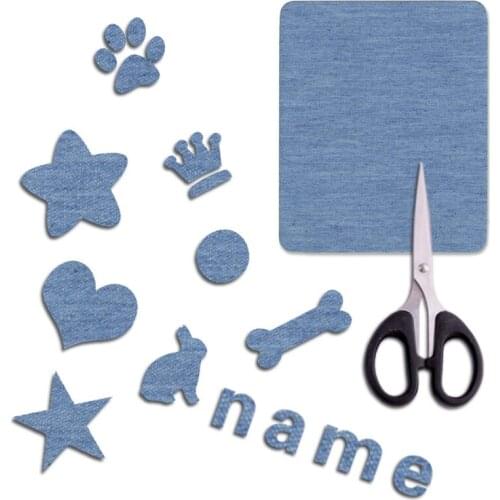 Jeans Patches Iron On Denim patch Repair Pants Knee elbow Applique Apparel Sewing Craft DIY Accessories Patches For Clothing