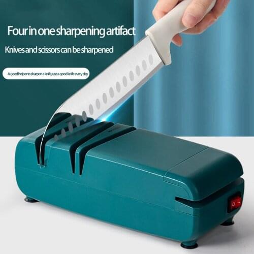 Electric Knife Sharpeners Automatic Chef Professional Quick Sharpening Machine USB for Kitchen Tool All Scissors Knives
