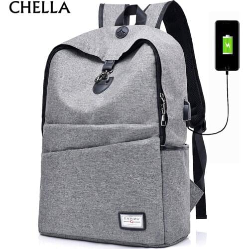 Anti Theft Men Backpack Canvas Large USB Recharging Women Laptop Bag Boy Girl School Bag Teenager Travel Backpack Mochila BP0209