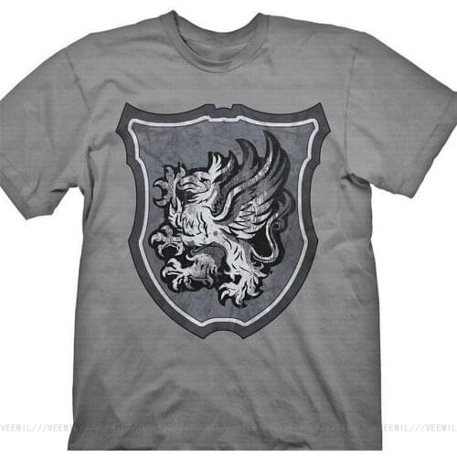 Dragon Age Inquisition Summer T-Shirt Grey Warden M Short Sleeves Cotton Fashion T Shirt Fast Shipping