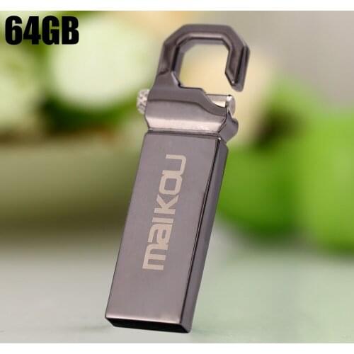 Maikou MK2204 High speed 64GB USB 2.0 Flash Tungsten Steel U Disk - 64GB