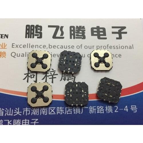 2PCS/lot Taiwan Yuanda DIP TT5-V-T/R 10*10*1.5 multifunctional five-way touch switch patch navigation