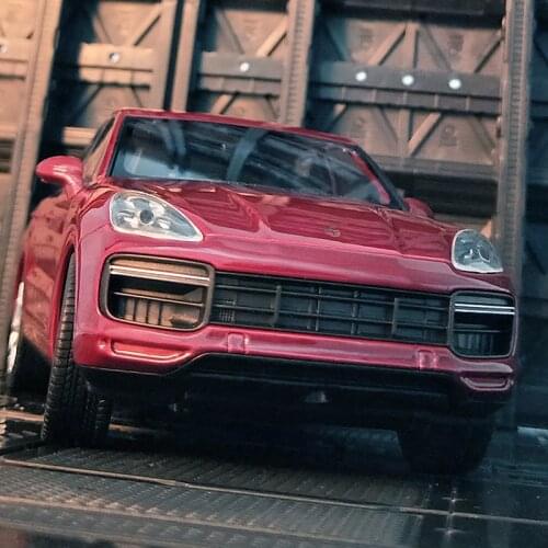 Welly 1:24 Porsche Cayenne Turbo alloy car model Diecasts & Toy Vehicles Collect gifts Non-remote control type transport toy