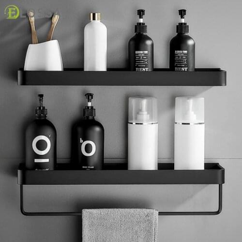 ELOSSA Punch-free Bathroom Shelf Corner Shelf Shower Kitchen Holder Toilet Kitchen Organizer Storage Rack Bathroom Accessories