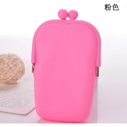 10 pieces Rubber Silicone Pouch Purse Wallet Glasses Cellphone Cosmetic Coin Bag Case 10PCS hot sales,Lovely Birthday Gifts