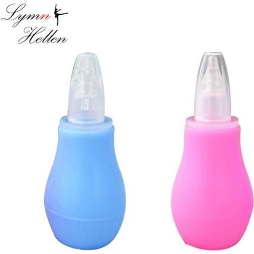 Baby Silicone Safety Nasal Aspirator Nose Cleaner Vacuum Suction Children Infant Care Sucker diagnostic-tool Infant Toy