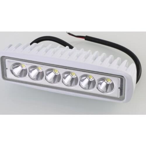 6inch 18W LED Work Light Bar Spotlight Flood Lamp Driving Fog Offroad LED Work Car Light FOR YAMAHA Jeep/ Mini/Nissan/ BMW