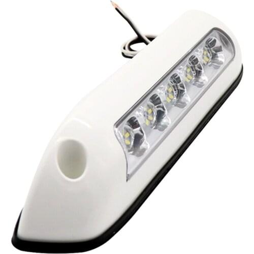 2V LED Awning Porch Light Waterproof Motorhome Caravan Interior Wall Lamps Light Bar Less Energy Rubber Base ABS Plastic Shell