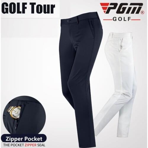 PGM Autumn Winter Men Thickening Golf Pant Golf Long Trouser Mens High-elastic Sports Pants Size XXS-3XL
