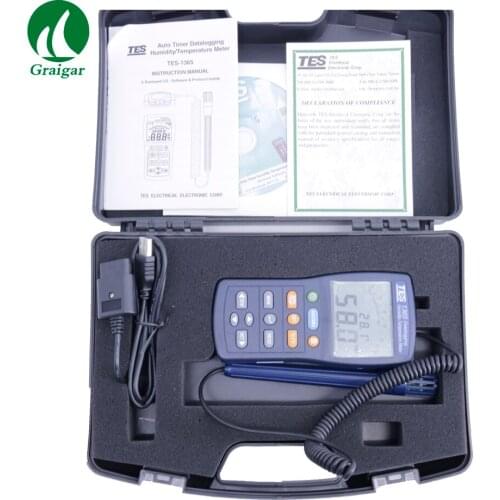 High Quality Digital Temperature Humidity Meter TES-1365 Thermometer Hygrometer -20C~60C 1%RH~99%RH