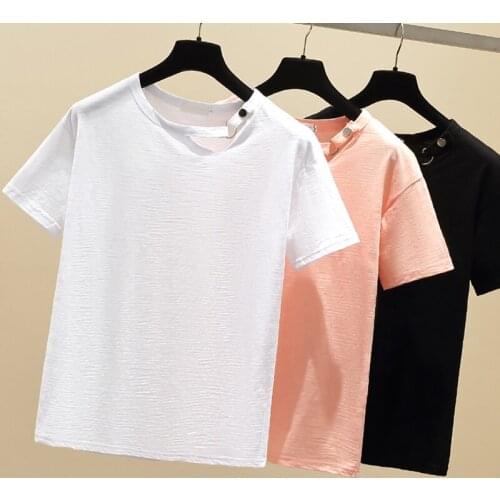 WWENN O-Neck Summer T-shirt Women Female Tops Hollow Out Y2K T shirt Fashion Basic Tee Shirt Femme Casual Solid Tops for Women