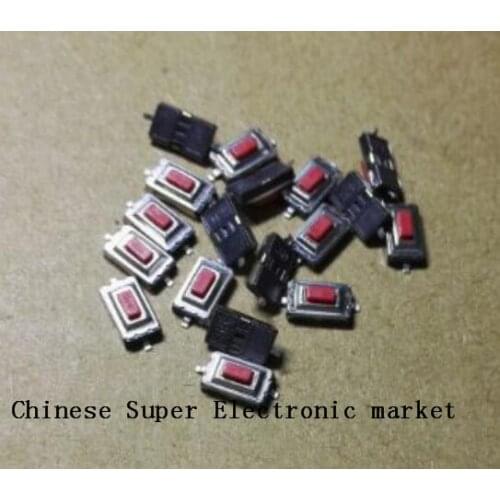 1000PCS 3*6*2.5 mm 3*6*2.5H SMD red Button switch key switch Tact Switch 3X6X2.5