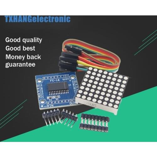 2pcs MAX7219 dot matrix module microcontroller module DIY KIT diy electronics