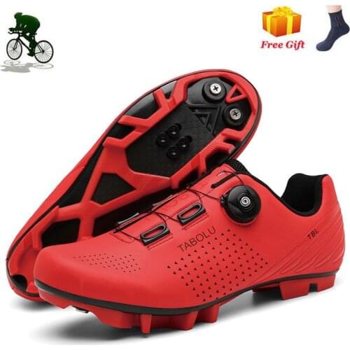 2021 Cycling Shoes MTB Men Sports Route Cleats Mountain Bike Shoes Women Flat Shoe Mtb Sneakers Racing Spd Road Bicycle Sneakers