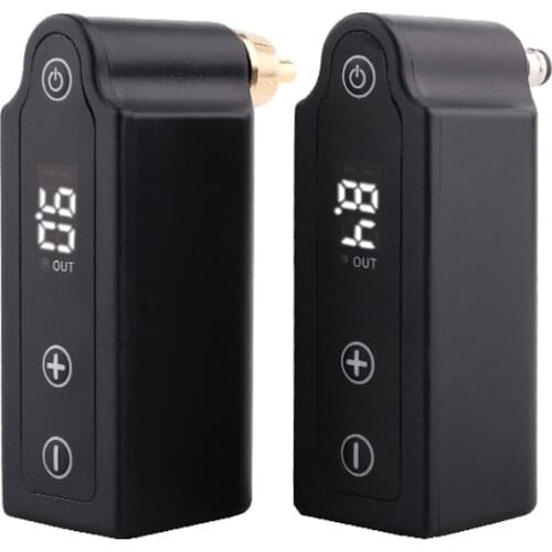 Tattoo Power Source Wireless Mini Tattoo Machine Tattoo Mobile Charging Power LCD Display Tattoo Equipment