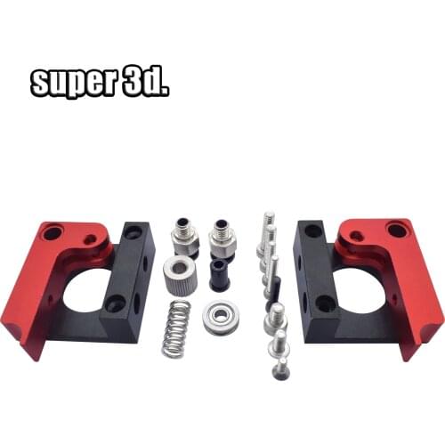 Improved Version MK8 all-metal remote extruder feeder kit 1.75mm (Right /Left ) Aluminum Alloy Block 3D Printer DIY Accessories
