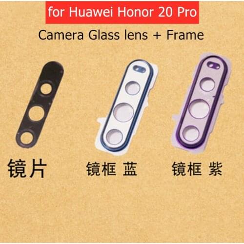 For Huawei Honor 20 Pro Camera Glass Lens Frame Holder Back Rear Camera Glass Lens Frame Holder Honor 20 Pro Repair Spare Parts