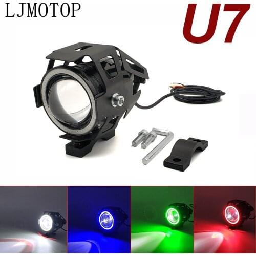 For Kawasaki VERSYS 300X NINJA 300 250R 400R ZX14R VERSYS 1000 125W Motorcycle Headlight 3000LM Low Beam Flash U7 LED Spotlight