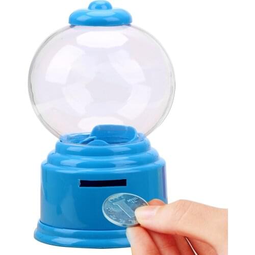 Toy Machine Creative Cute Sweets Candy Dispenser Box Bottle Kids Coin Bank Children Gift Bubble Storage Jar Candy Dispenser