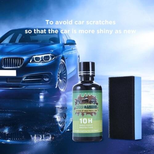 10H Ceramic Car Coating Liquid Glass Waterproof Nano Ceramic Car Paint Care Anti-scratch 50ml Super Hydrophobic Coat