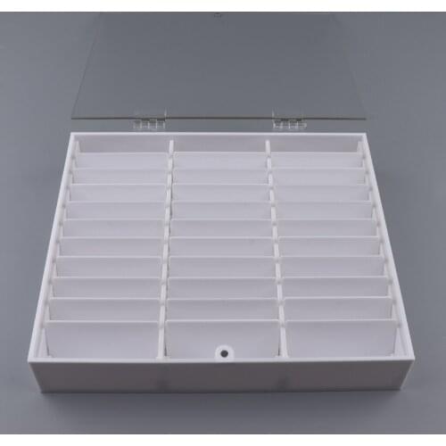 False nail art tips storage box, empty nail display case, nail tips organizer