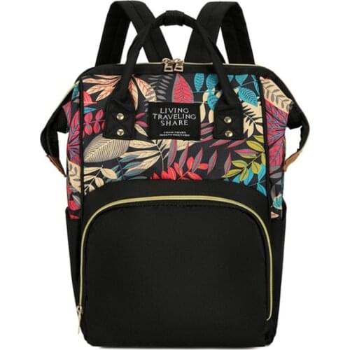 Nylon Women School Bags Ladies Shoulder Backpacks Large Capacity Mommy Baby Nursing Bags Fashion Female Business Laptop Backpack