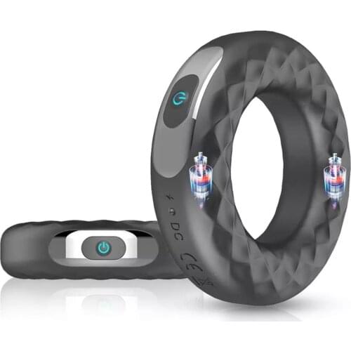 New Dual Motors Cock Vibrating Rings,Adult Toys for Men and Couples Clitoris Stimulator with 10 Modes Erection Enhance Massager