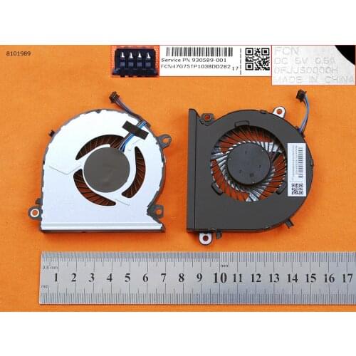 New laptop CPU cooling fan Cooler radiator for HP Pavilion 15-CB 15-CB076TX 15-CB000 930589-001 15-CB072TX 15-cb073TX 15-cb075TX
