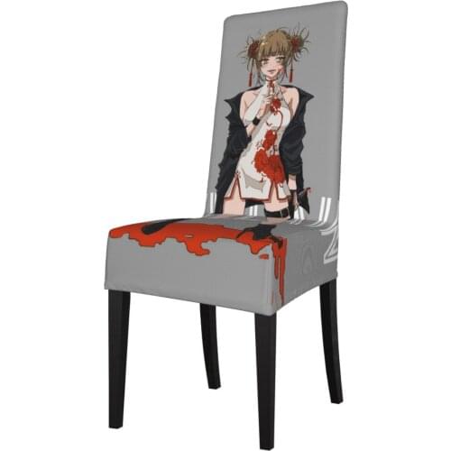 Dining Chair Cover Spandex Elastic My Hero Academy Modern Slipcovers Furniture Cover Kitchen Wedding housse de chaise