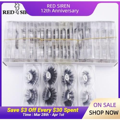 Wholesale 5/10/30/50 pairs No Box Eyelashes 3D Mink Lashes Handmade Dramatic Lashes 20 styles cruelty free mink lashes