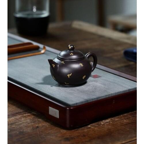Sa Jin Shui Ping China Kettle Ceramic Teapot For Tea Puer Oolong Tea Set Handmade