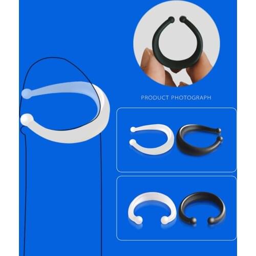 Dick Silicone Cock Head Glans Penis Ring Sex Increase Orgasm Adult Erotic Sex Toys Products For Men Секс Игрушки Для Двоих Член