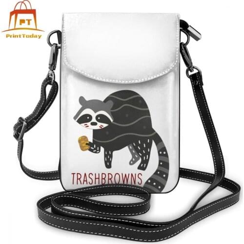 Raccoon Shoulder Bag Raccoon Leather Bag Shopper Crossbody Women Bags High quality Pattern Womens Purse