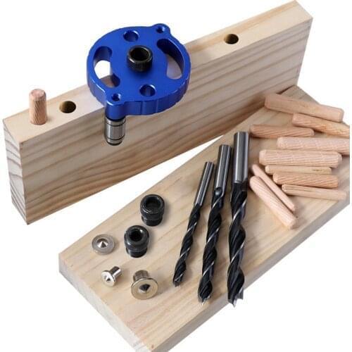 Woodworking Hole Opener Drill Guide Device Precise Practical Tools For Drilling Holes Furniture Factories And Craft Enthusiasts