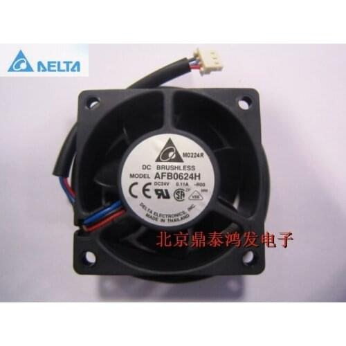 Wholesale for delta AFB0624H -R00 24v 0.11A alarm 3-P cooling fan 6025 60x60x25mm 6cm fan