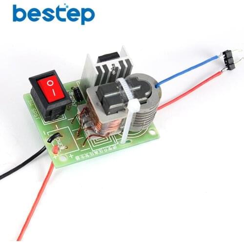 15KV High Frequency DC High Voltage Arc Ignition Generator Inverter Boost Step Up 18650 DIY Kit U Core Transformer Suite 3.7V