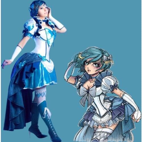 2021 New blue elegant Halloween Cosplay dress Colonial Georgian Renaissance Gothic Historical dress D-683