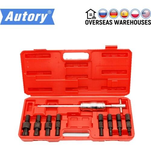9PCS Car Bearing Separator Bearing Puller Converter Removal 9 Inner Holes Tool Kit Auto Repair Tool Bearing Removal Tool
