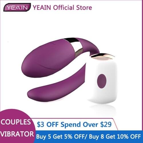 YEAIN Wireless Vibrator Adult Toys For Couples USB Rechargeable Dildo G Spot U Silicone Stimulator Vibrators Sex Toy For Woman
