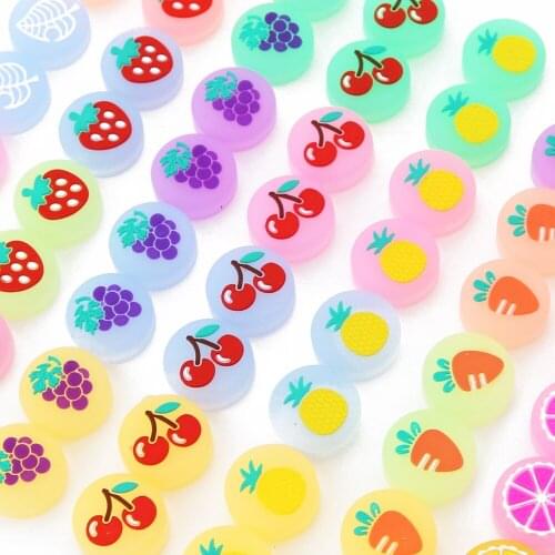 Fruit Thumb Grip Cap For Nintendo Switch Animal Crossing Joystick Cover JoyCon Handle Case Shell For Nintendo Switch Accessories