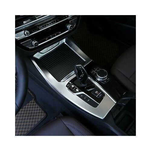 Chrome For BMW X3 X4 G01 G02 2018-2019 Center Console Gear Shift Panel