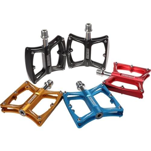 Colorful CNC Aluminium Alloy Sealed DU Bearing BMX Mountain Bike Pedals 9/16" Anti-slip MTB Road Cycling Bicycle Pedal Parts
