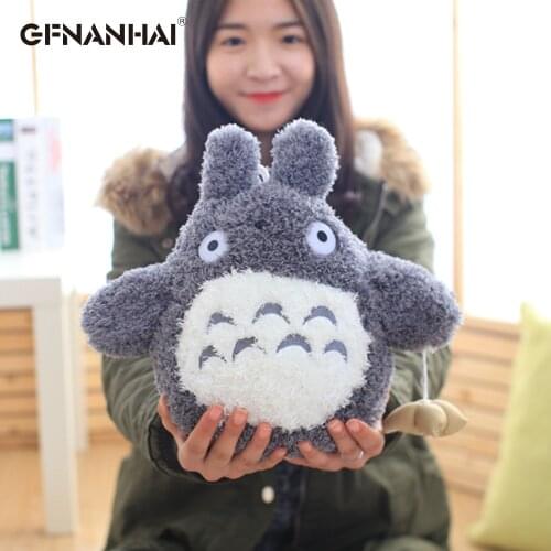 1pc 22cm Japanese Cartoon Totoro Toys Lovely Style Plush Stuffed Baby Doll Cute Movie Character Children Birthday Kawaii Gift