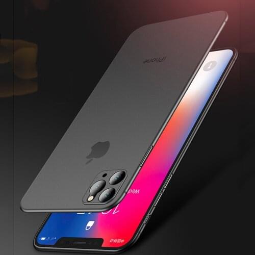 New Funda Matte Case for iPhone 11 Pro Max XS MAX XR 8 Plus 7 Plus 6S Plus Coque Slim PP Shell Shockproof Phone Case Cover Capa