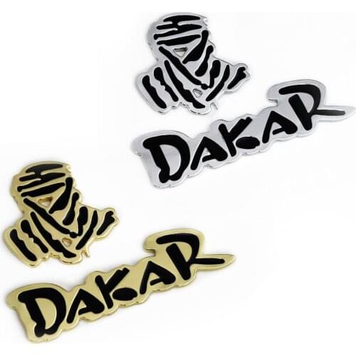 3D metal car stickers car styling Dakar Rally Off-road SUV Emblem Badge Motorcycle Decals for Jeep Wrangler Grand Cherokee PHEV
