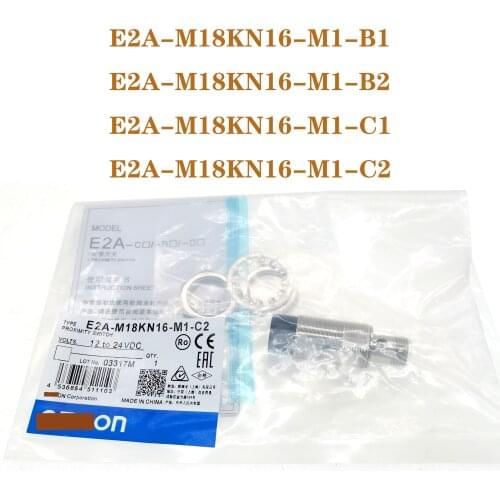 New high-quality E2A-M18KN16-M1-B1 B2 E2A-M18KN16-M1-C1 C2 cylindrical thread proximity switch spot