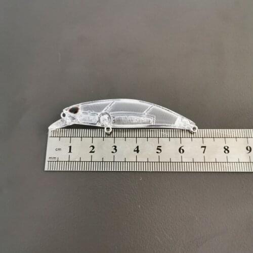10pcs 6.5cm 5.8g Blank Nude Baits Crank Pencil Minnow Bait Unpainted Lure Bodies Fishing Bait,without eyes