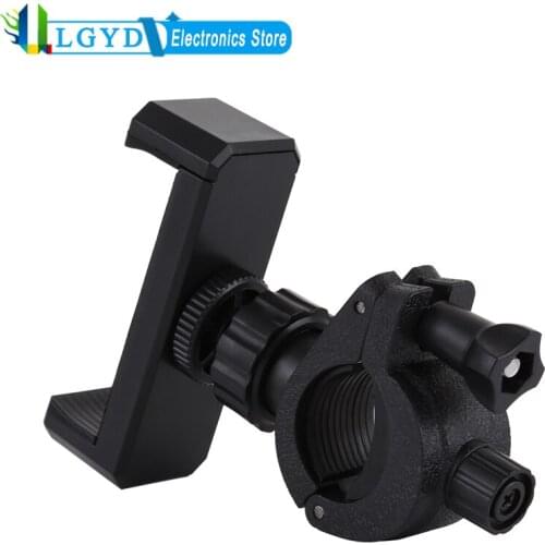PULUZ Handlebar Adapter Mount Phone Clamp Bracket for Tripod Holder Phone Holder