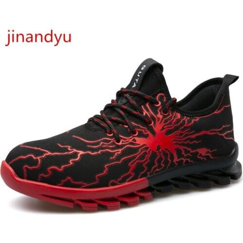 Working Shoes Man Safety Boot Anti Smash Anti Piercing Breathable Sneakers Construction Site Comfy Safty Shoes Man Work Boots